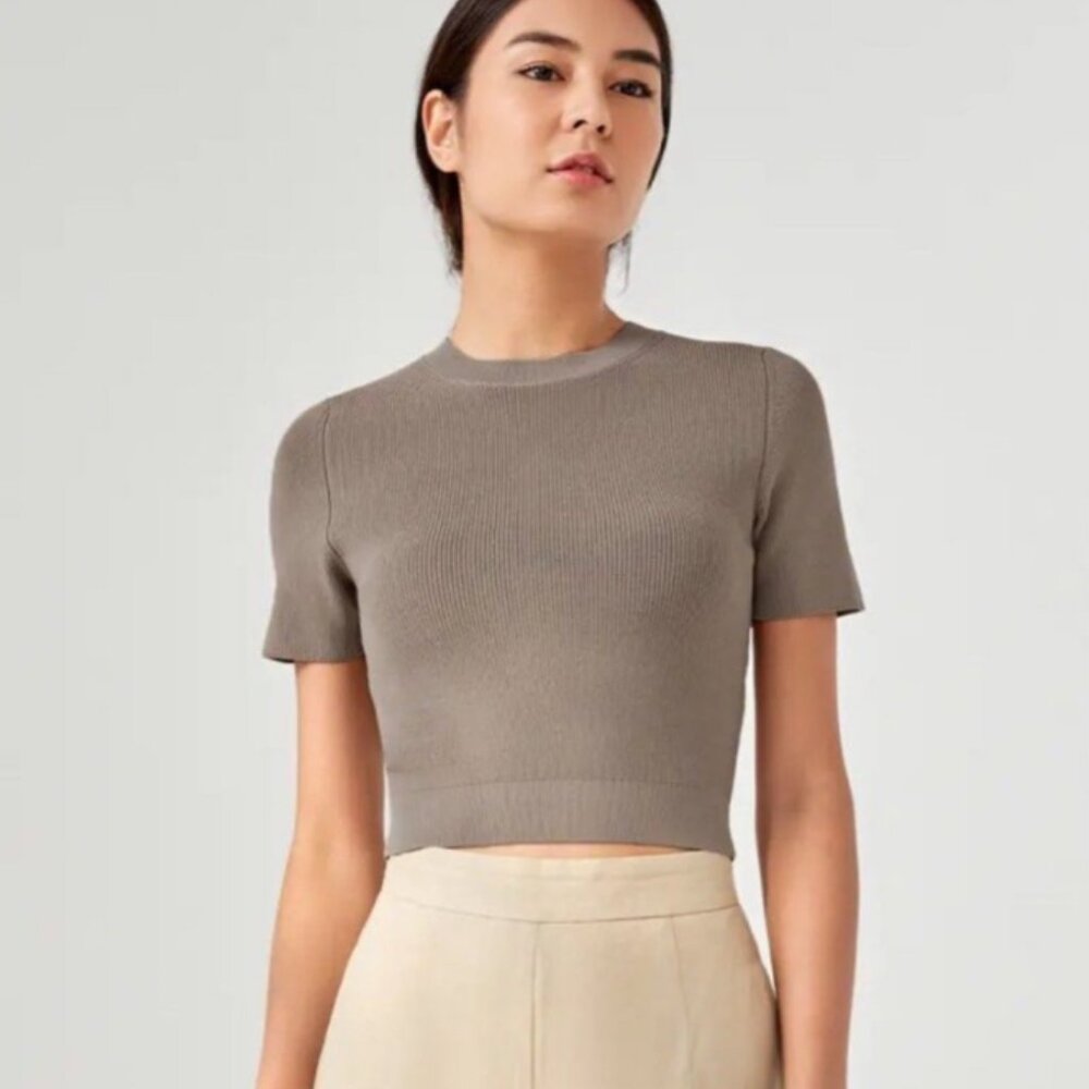 Love Bonito knit crop top